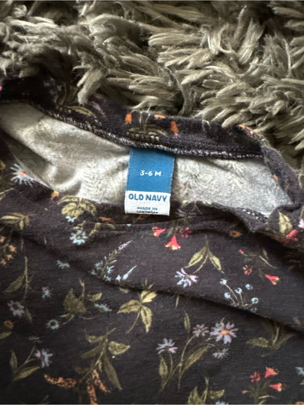 Carter's Maroon Polka Dot Sweater with Pink Bow - Picture 4 of 4